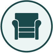 Icon representing furniture