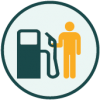 Icon representing services stations